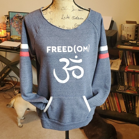 FREED(OM) Sweatshirt with kangaroo pouch size L - Picture 5 of 10
